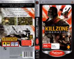 Free download Killzone: Liberation [UCES-00279/P] AUS Platinum Box Art free photo or picture to be edited with GIMP online image editor